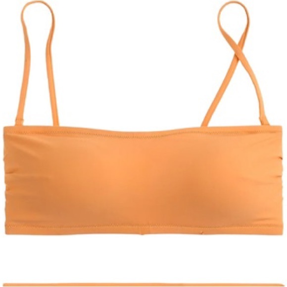 J. Crew Other - J.Crew Bandeau Bikini Top in Warm Clementine XS